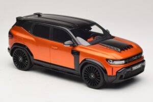 Dacia Duster Mk3 Redust Sport 4x2 Hybrid Metallic Orange Otto 1:18 OT1316 Živica – obrázok 4 z 6