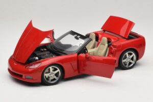 Chevrolet Corvette C6 Kabriolet Červený AUTOart 1:18 71221 Kov – obrázok 2 z 8