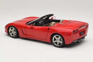 Chevrolet Corvette C6 Kabriolet Červený AUTOart 1:18 71221 Kov – obrázok 7 z 8