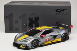 Chevrolet Corvette C8.R Šedý GT Spirit 1:18 GT307 Živica – obrázok 6 z 6