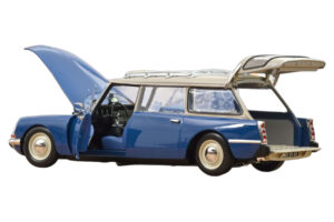 Citroën DS 21 Break Danube Blue Norev 1:18 181772 Kov – obrázok 2 z 4