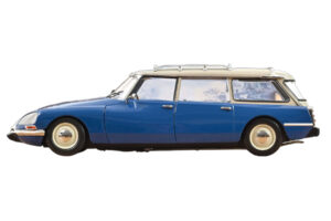 Citroën DS 21 Break Danube Blue Norev 1:18 181772 Kov – obrázok 4 z 4
