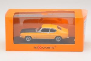 Ford Capri Mk1 RS Žltý s Čiernou Kapotou Maxichamps 1:43 940085800 Kov – obrázok 4 z 4