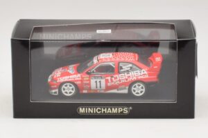 Ford Escort Cosworth Toshiba #11 A. Vatanen / Freeman 1994 Minichamps 1:43 430981811 Kov – obrázok 4 z 4