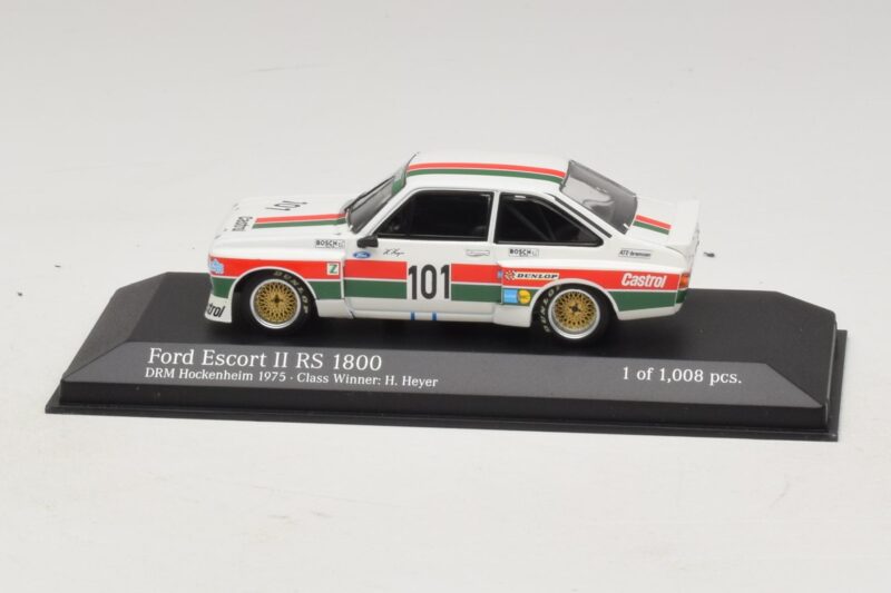 Ford Escort Mk2 RS1800 #10 H. Heyer Class Winner DRM Hockenheim 1975 Minichamps 1:43 400758491 Kov