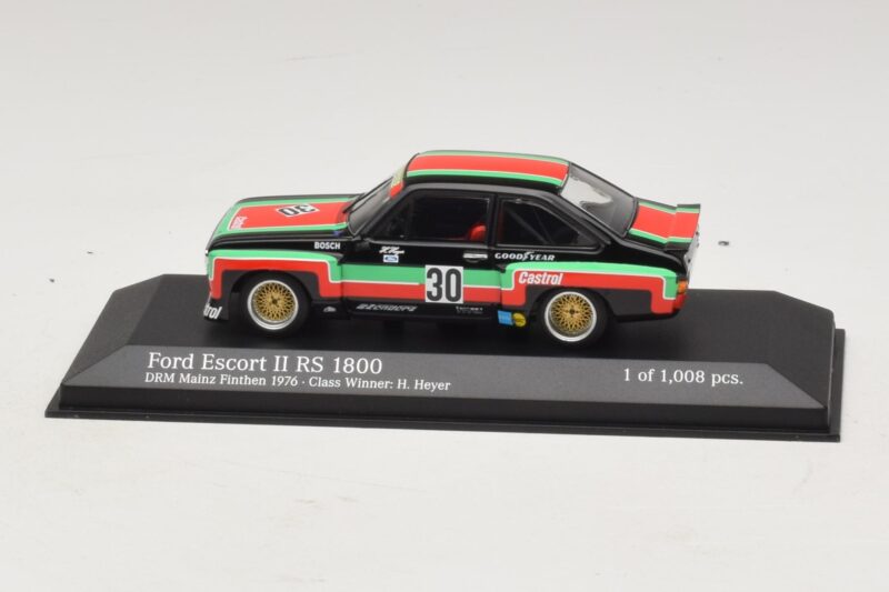 Ford Escort Mk2 RS1800 #30 H. Heyer Class Winner DRM Mainz-Finthen 1976 Minichamps 1:43 400768430 Kov