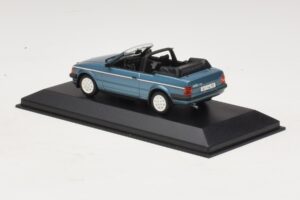 Ford Escort Mk3 Kabriolet Modrý Metalíza Minichamps 1:43 400085030 Kov – obrázok 3 z 4