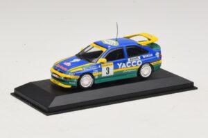 Ford Escort RS #3 Bernardini / Occelli Rally Monte Carlo Winner 1996 Minichamps 1:43 430968203 Kov – obrázok 2 z 4
