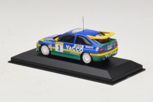 Ford Escort RS #3 Bernardini / Occelli Rally Monte Carlo Winner 1996 Minichamps 1:43 430968203 Kov – obrázok 3 z 4