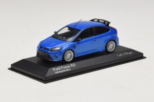 Ford Focus RS Mk2 Modrá Metalíza Minichamps 1:43 400088101 Kov – obrázok 2 z 4