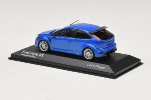 Ford Focus RS Mk2 Modrá Metalíza Minichamps 1:43 400088101 Kov – obrázok 3 z 4