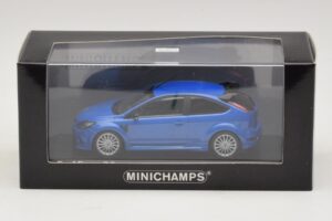 Ford Focus RS Mk2 Modrá Metalíza Minichamps 1:43 400088101 Kov – obrázok 4 z 4
