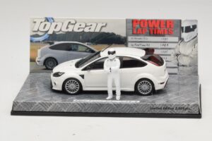 Ford Focus RS Mk2 Top Gear Biely S Figúrkou Minichamps 1:43 519438810 Kov