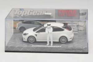 Ford Focus RS Mk2 Top Gear Biely S Figúrkou Minichamps 1:43 519438810 Kov – obrázok 4 z 5