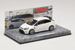 Ford Focus RS Mk2 Top Gear Biely Bez Figúrky Minichamps 1:43 519438810-R1 Kov – obrázok 2 z 5