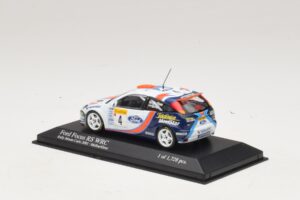 Ford Focus RS WRC #4 C. McRae / N. Grist Rally Monte Carlo 2001 Minichamps 1:43 430018904 Kov – obrázok 3 z 4