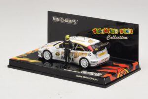 Ford Focus RS WRC #46 V. Rossi / C. Cassina Monza Rally Show 2006 Minichamps 1:43 436068446 Kov – obrázok 3 z 5