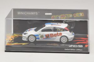 Ford Focus RS WRC #46 V. Rossi / C. Cassina RAC Rally 2007 Poškodená Škatuľa Minichamps 1:43 400078446-O1 Kov – obrázok 4 z 5