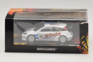 Ford Focus RS WRC #46 V. Rossi / C. Cassina RAC Rally 2007 Poškodená Škatuľa Minichamps 1:43 400078446-O1 Kov – obrázok 5 z 5