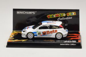 Ford Focus RS WRC #46 V. Rossi / C. Cassina RAC Rally 2007 Minichamps 1:43 400078446 Kov