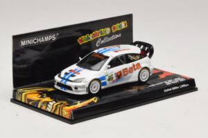Ford Focus RS WRC #46 V. Rossi / C. Cassina RAC Rally 2007 Minichamps 1:43 400078446 Kov – obrázok 2 z 5
