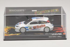 Ford Focus RS WRC #46 V. Rossi / C. Cassina RAC Rally 2007 Minichamps 1:43 400078446 Kov – obrázok 4 z 5