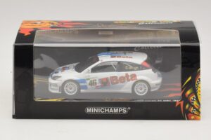Ford Focus RS WRC #46 V. Rossi / C. Cassina RAC Rally 2007 Minichamps 1:43 400078446 Kov – obrázok 5 z 5
