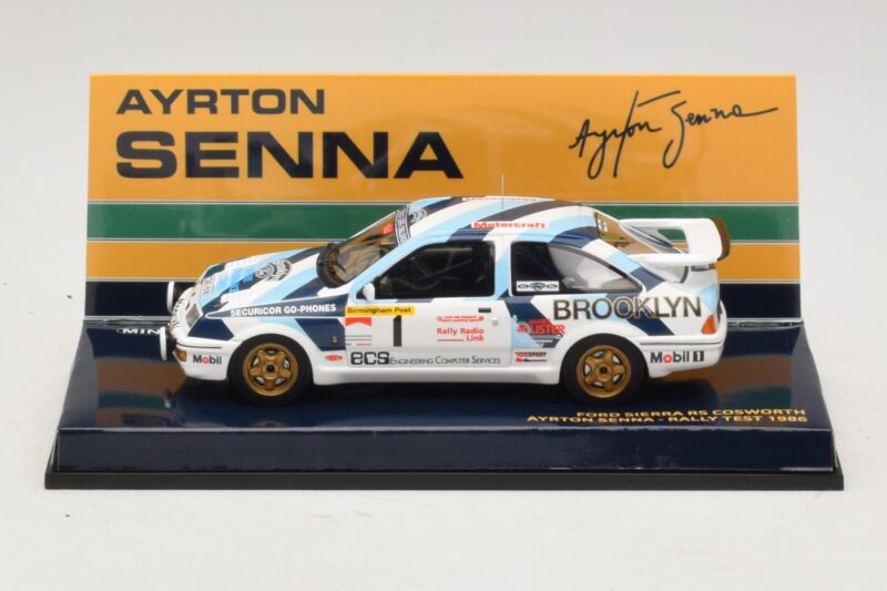 Ford Sierra RS Cosworth #1 A. Senna Rally Test 1986 Minichamps 1:43 Ford Sierra RS Cosworth #1 A. Senna Rally Test 1986 Minichamps 1:43 540864399 Kov