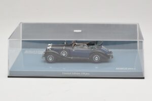 Horch 853 A Sport Cabriolet Čierna Modrá Minichamps 1:43 436012036 Kov – obrázok 5 z 5