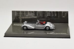 Horch 855 Special Roadster Strieborná Čierna Minichamps 1:43 436014204 Kov