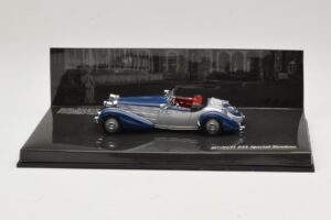 Horch 855 Special Roadster Strieborno Modrá Bez Vonkajšej Škatule Minichamps 1:43 436014202-O1 Kov