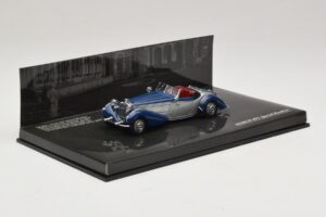 Horch 855 Special Roadster Strieborno Modrá Bez Vonkajšej Škatule Minichamps 1:43 436014202-O1 Kov – obrázok 2 z 4