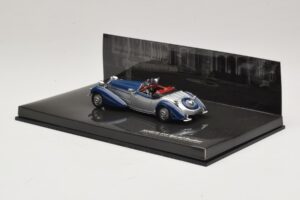 Horch 855 Special Roadster Strieborno Modrá Bez Vonkajšej Škatule Minichamps 1:43 436014202-O1 Kov – obrázok 3 z 4