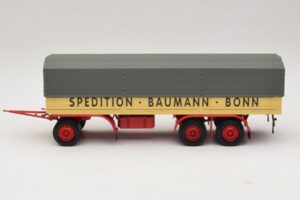 Kassbohrer Valníkový Príves Baumann Bonn Minichamps 1:43 439161097 Kov – obrázok 3 z 6