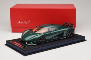 Koenigsegg Regera Zelený Tónovaný Karbón FrontiArt 1:18 AS010-110 Živica – obrázok 6 z 7