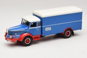 Krupp Titan Skriňové Vozidlo Modrý Červený Minichamps 1:43 439069040 Kov