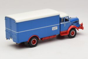 Krupp Titan Skriňové Vozidlo Modrý Červený Minichamps 1:43 439069040 Kov – obrázok 2 z 6