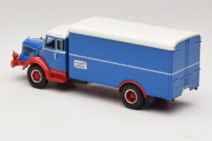 Krupp Titan Skriňové Vozidlo Modrý Červený Minichamps 1:43 439069040 Kov – obrázok 5 z 6