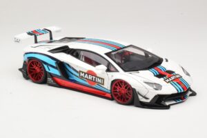 Lamborghini Aventador LB Works Martini Livery AUTOart 1:18 79185 Kompozit – obrázok 6 z 8
