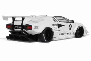 Lamborghini Countach LB-Works Biely GT Spirit 1:18 Z356-WH Živica – obrázok 2 z 5