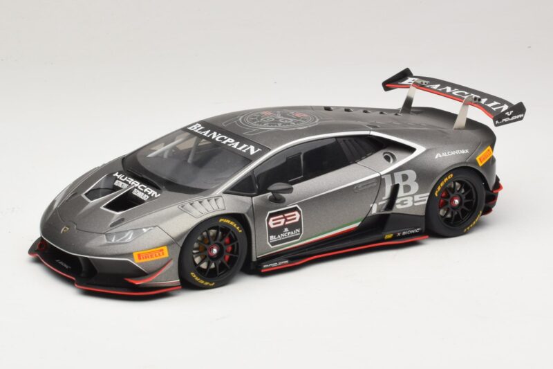 Lamborghini Huracan LP620-2 Super Trofeo #63 Tmavosivý 2016 AUTOart 1:18 81559 Kompozit