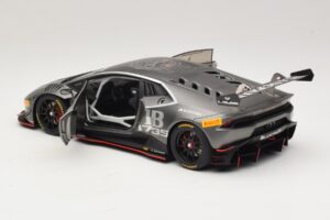 Lamborghini Huracan LP620-2 Super Trofeo #63 Tmavosivý 2016 AUTOart 1:18 81559 Kompozit – obrázok 5 z 8