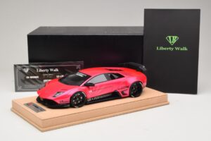Lamborghini Murcielago Liberty Walk Lesklá Ružová AB Models 1:18 REMC044 Živica – obrázok 7 z 7