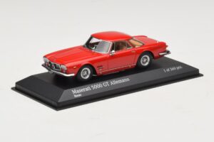 Maserati 5000 GT Allemano Červený Minichamps 1:43 437123321 Kov – obrázok 2 z 4