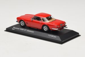 Maserati 5000 GT Allemano Červený Minichamps 1:43 437123321 Kov – obrázok 3 z 4