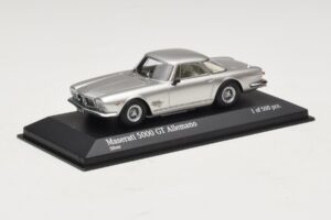 Maserati 5000 GT Allemano Strieborný Minichamps 1:43 437123324 Kov – obrázok 2 z 4