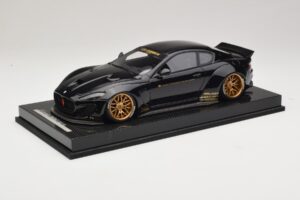 Maserati GranTurismo Liberty Walk Čierny so Zlatými Ráfkami AB Models 1:18 MAS-LB08-C Živica