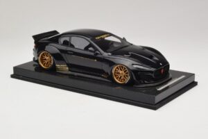 Maserati GranTurismo Liberty Walk Čierny so Zlatými Ráfkami AB Models 1:18 MAS-LB08-C Živica – obrázok 4 z 7