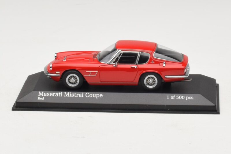 Maserati Mistral Červený Minichamps 1:43 437123424 Kov