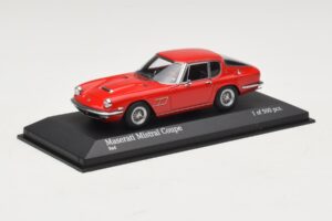 Maserati Mistral Červený Minichamps 1:43 437123424 Kov – obrázok 2 z 4